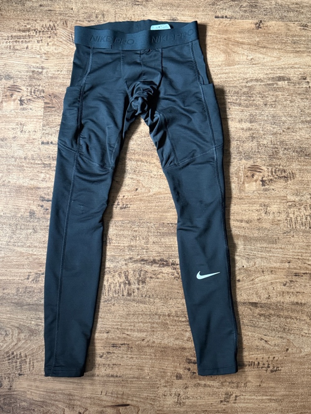 Nike Men’s ' Black Dri-FIT Training Tights - Picture 1 of 5